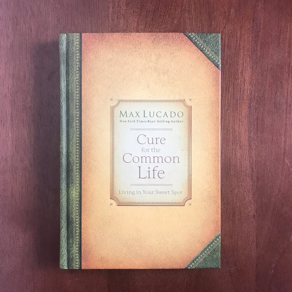 Max Lucado Cure For The Common Life 2005 Hardcover Inspirational Christian Book